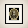 Portrait of Frans Godin, Poet in Brussels framed