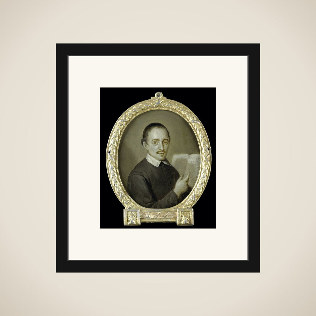 Portrait of Tieleman Jansz van Bracht, Clergyman and Poet in Dordrecht framed