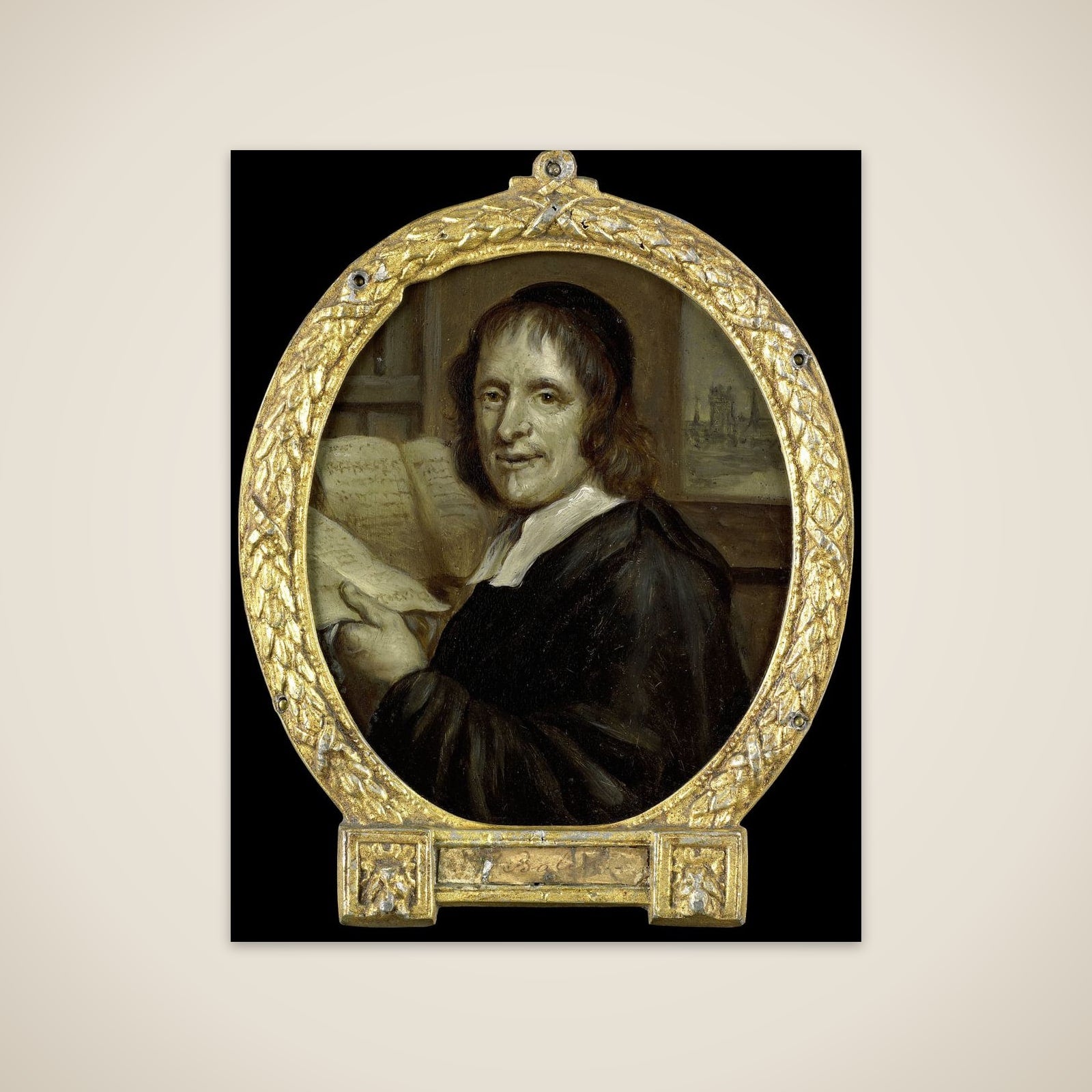 Matthijs Balen Jansz (1611-91), poet and chronicler of Dordrecht unframed print