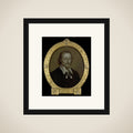 Portrait of Jacob Jacobsz Steendam, Poet and Historian in Amsterdam, New Amsterdam and Batavia framed