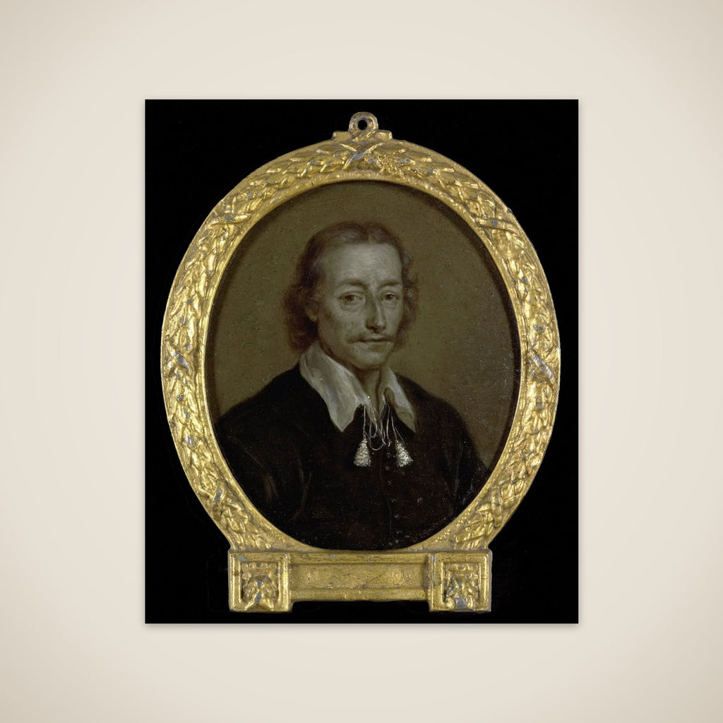 Portrait of Jacob Jacobsz Steendam, Poet and Historian in Amsterdam, New Amsterdam and Batavia unframed print