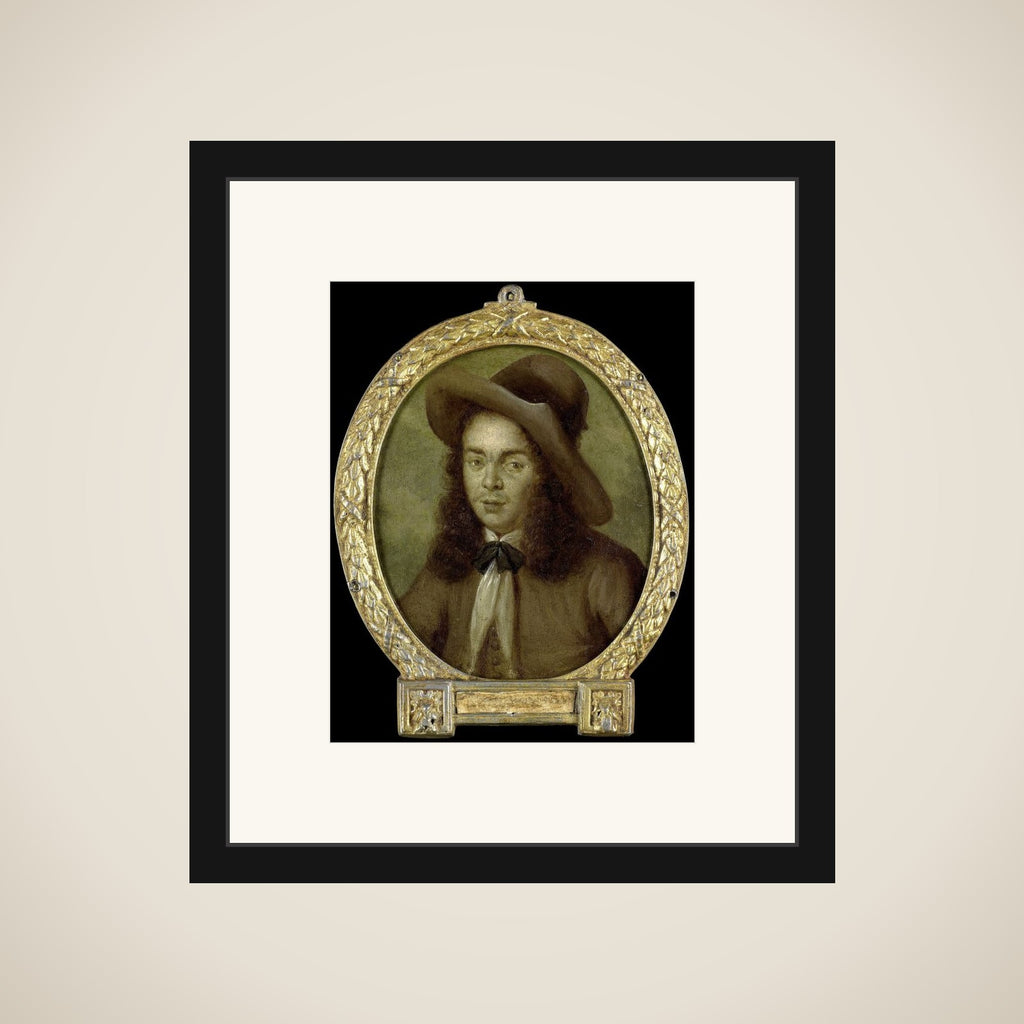 Portrait of Aernout van Overbeke, Explorer and Poet framed