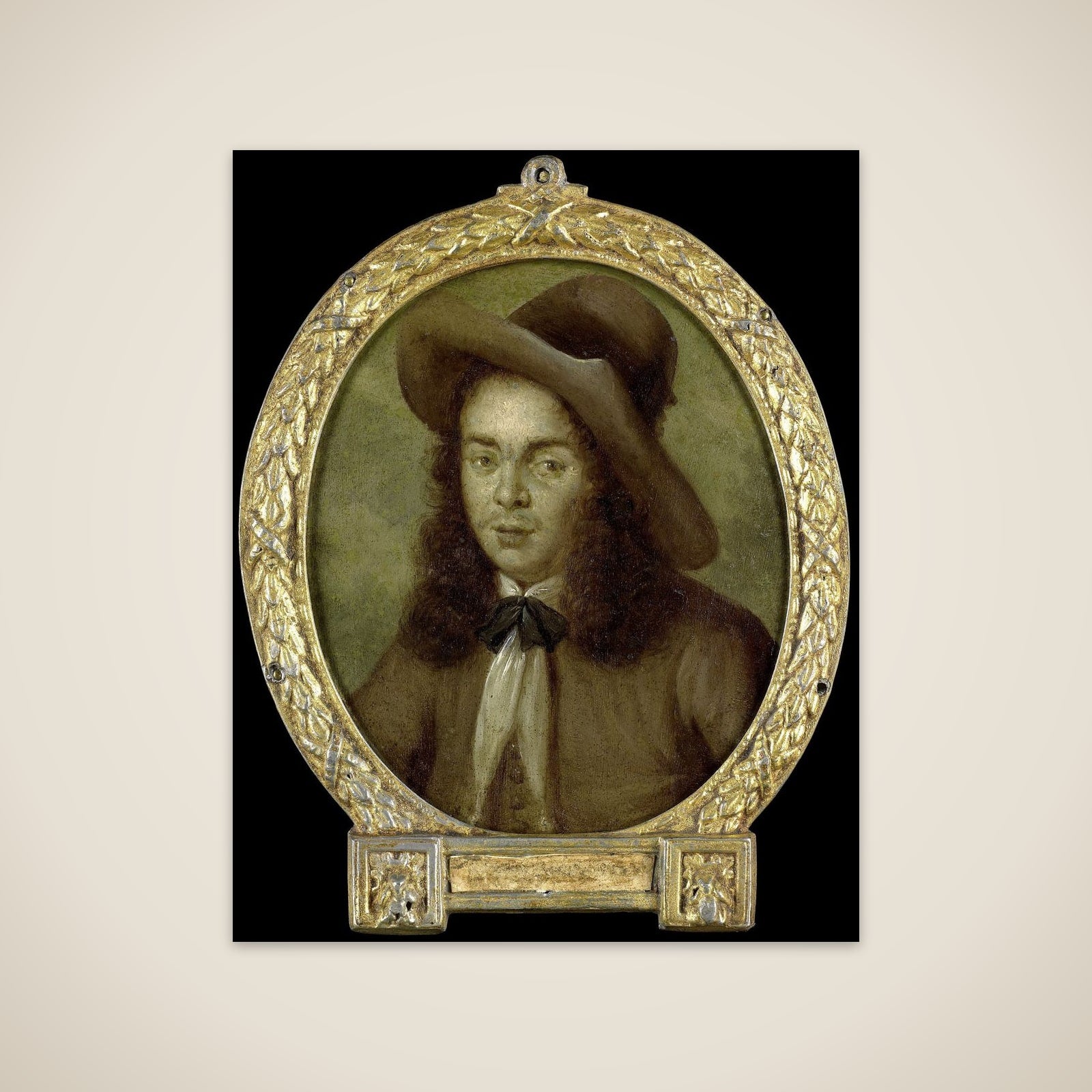 Portrait of Aernout van Overbeke, Explorer and Poet unframed print
