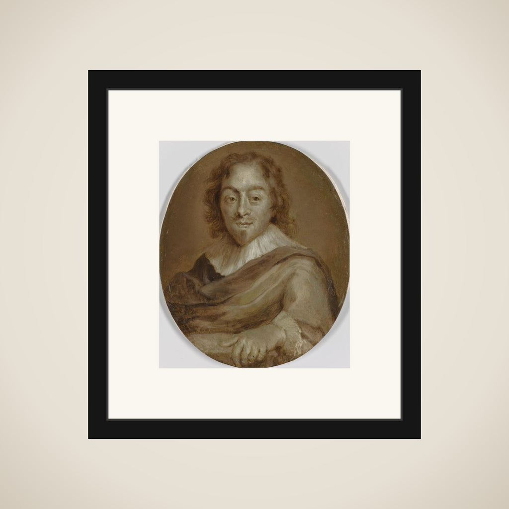 Portrait of Constantijn Huygens, Poet, Secretary to Prince Frederick Henry and Prince William II and First Councilor and Exchequer to William III framed