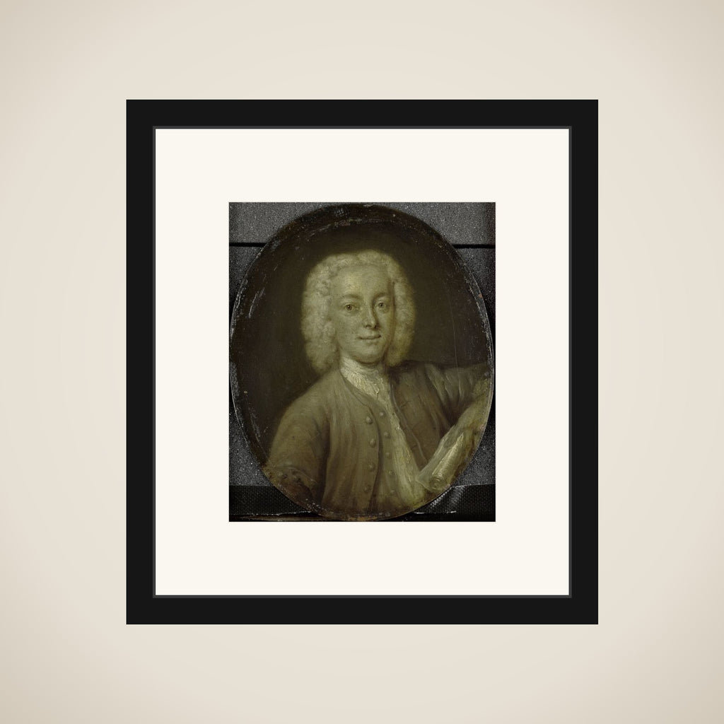 Portrait of Lucas Pater, Merchant and Poet in Amsterdam framed