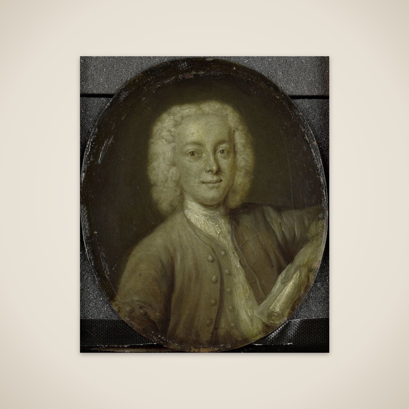 Portrait of Lucas Pater, Merchant and Poet in Amsterdam unframed print