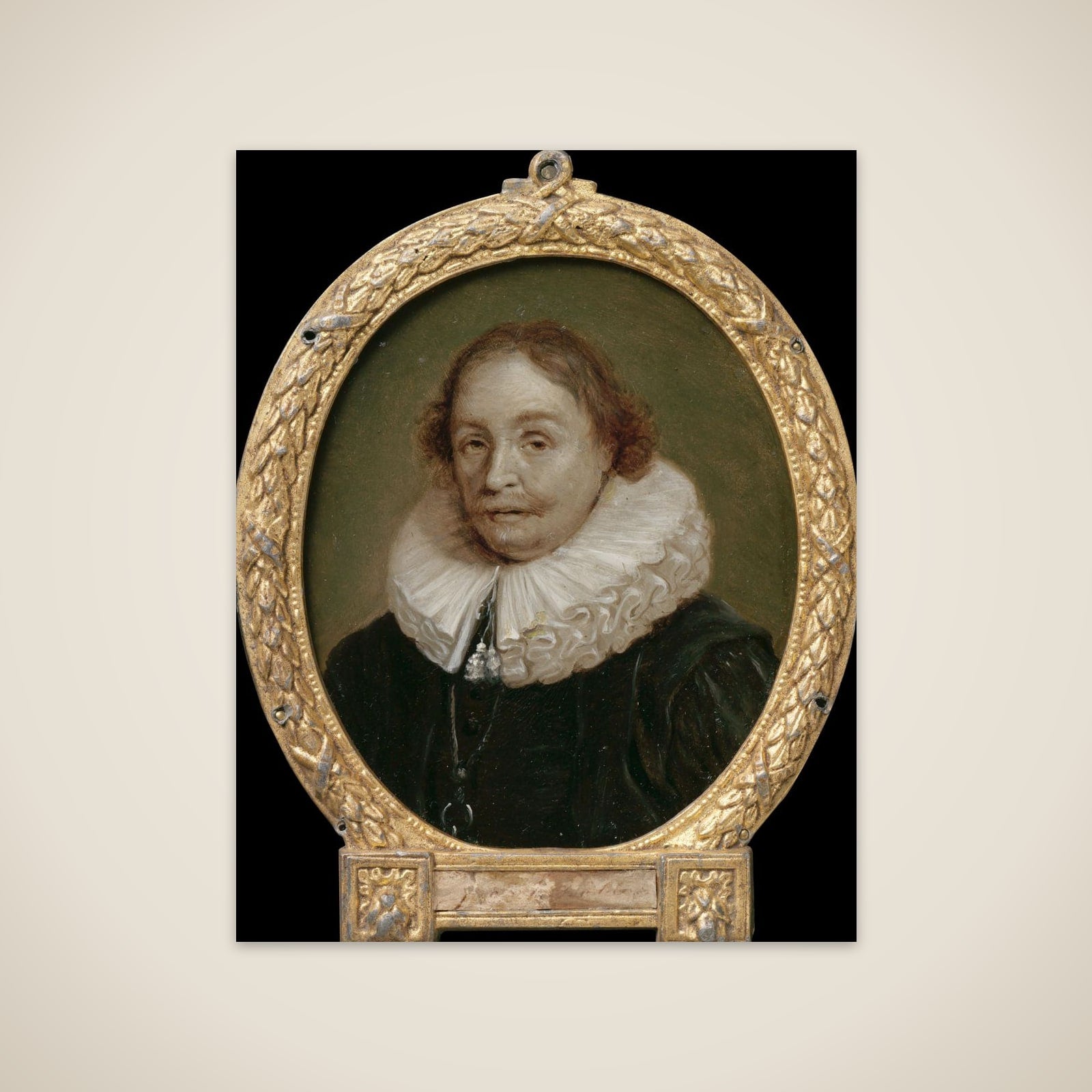 Portrait of Pierius Winsemius, Professor of Rhetoric and History in Franeker unframed print
