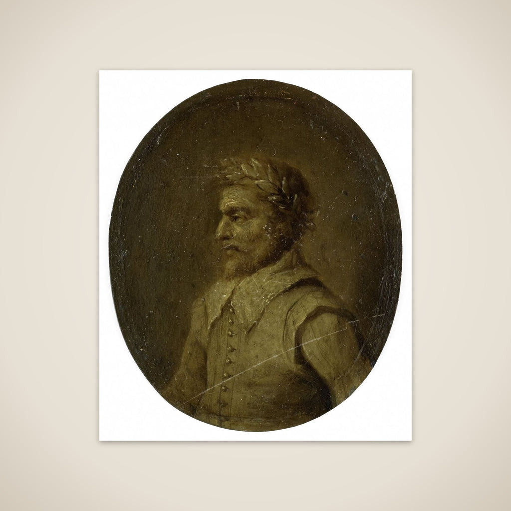 Portrait of Matheus de Casteleyn, Priest and Rhetorician in Oudenaarde unframed print