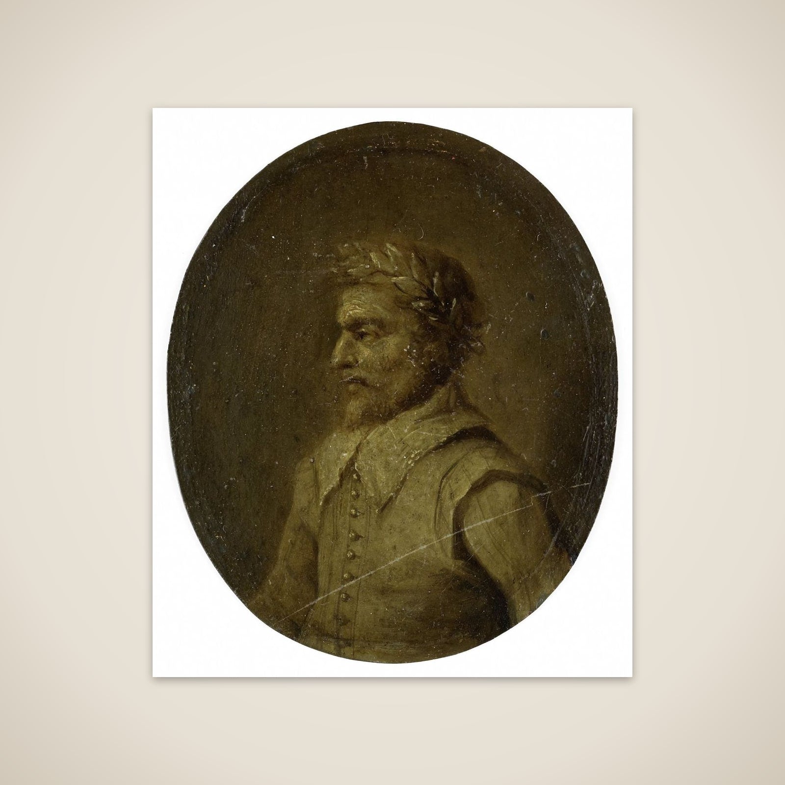 Portrait of Matheus de Casteleyn, Priest and Rhetorician in Oudenaarde unframed print
