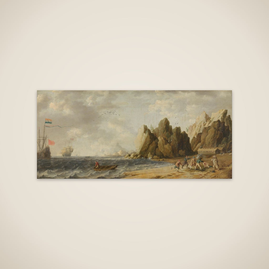 Imaginary Inlet in Southern Arctic Waters in Summer unframed print