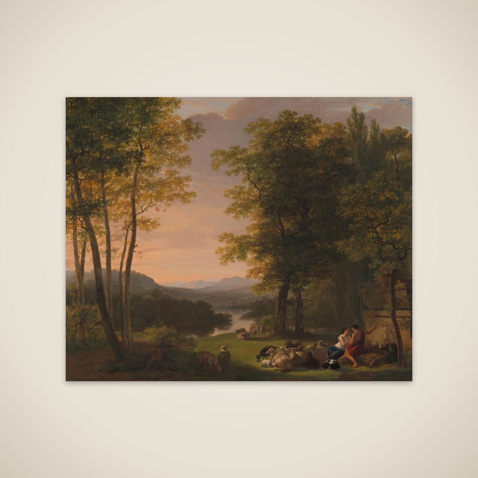 Arcadian Landscape unframed print