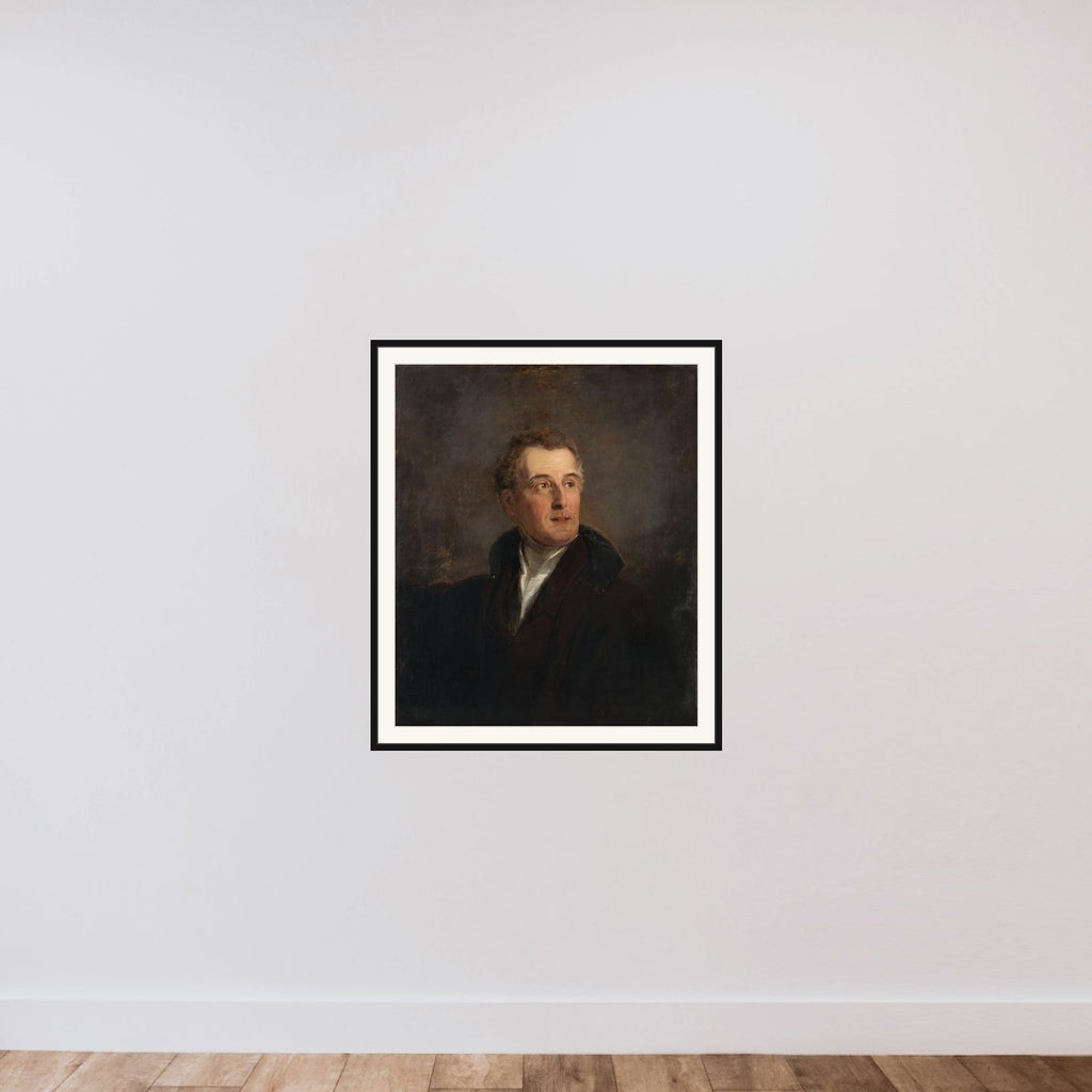 Portrait of Arthur Wellesley, Duke of Wellington (1769-1852) framed — shown to scale