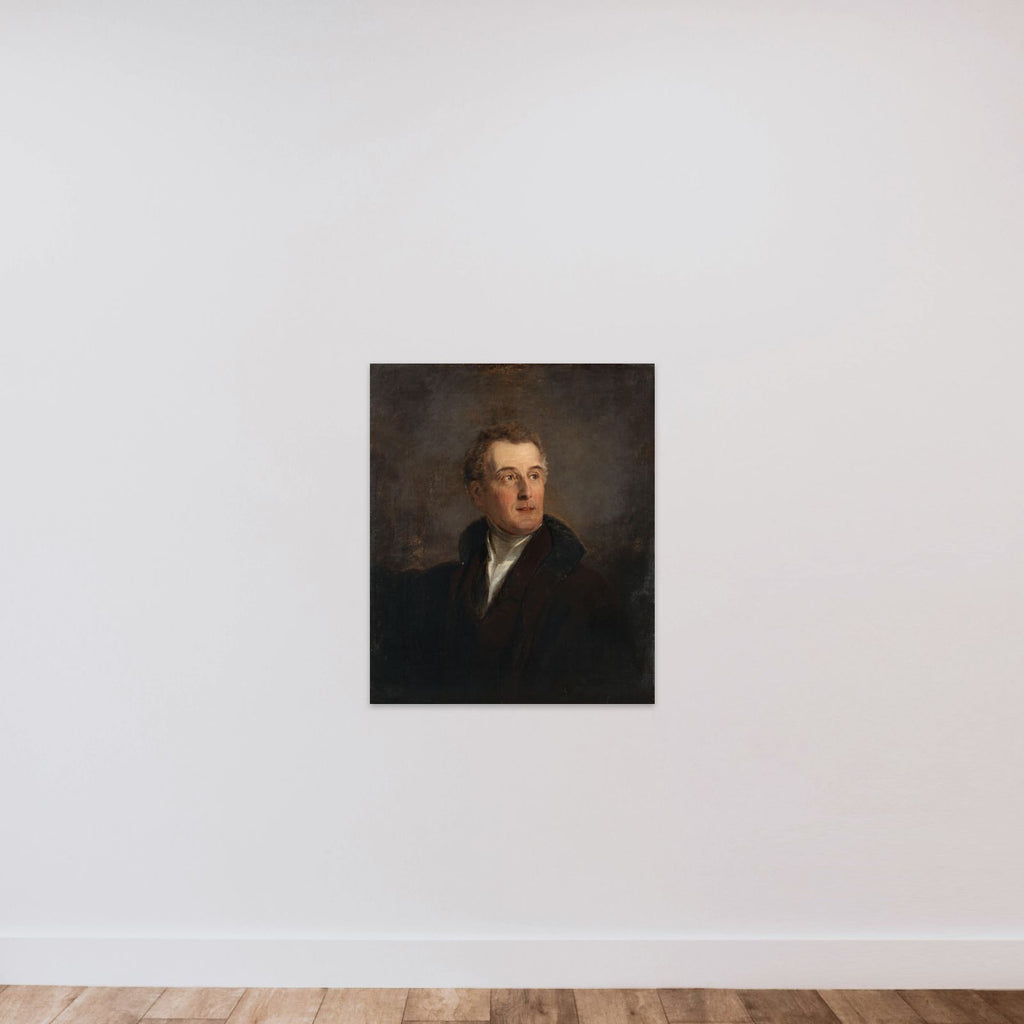 Portrait of Arthur Wellesley, Duke of Wellington (1769-1852) unframed — shown to scale