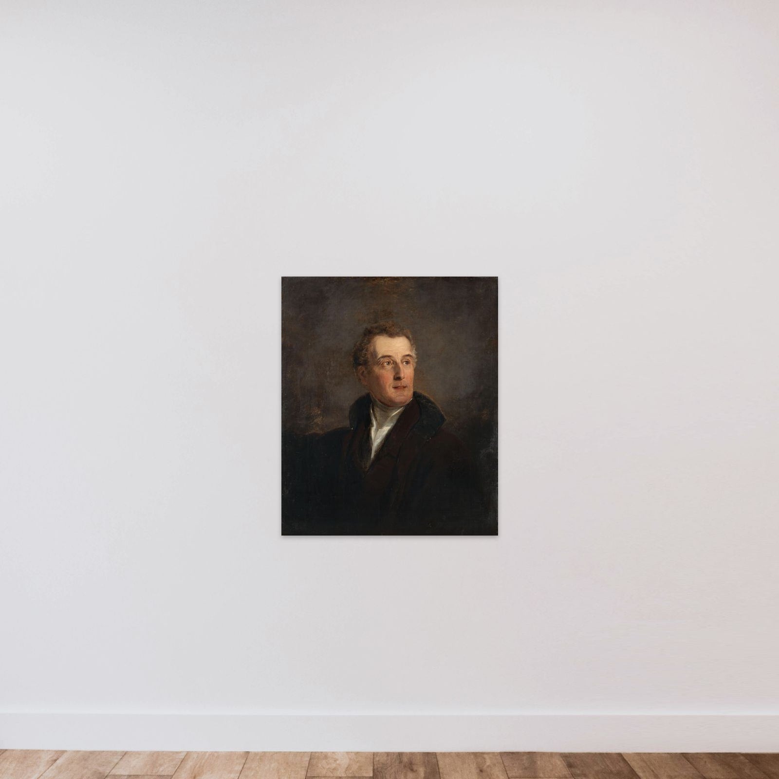 Portrait of Arthur Wellesley, Duke of Wellington (1769-1852) unframed — shown to scale