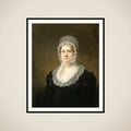 Portrait of Sara de Haan, Widow of the Amsterdam Underwriter Cornelis Hartsen framed