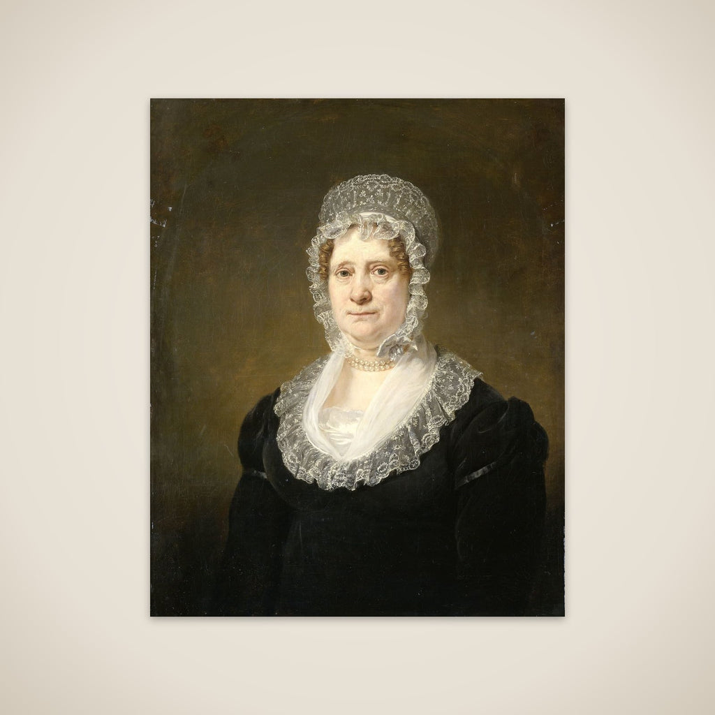 Portrait of Sara de Haan, Widow of the Amsterdam Underwriter Cornelis Hartsen unframed print