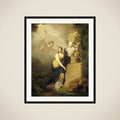 Allegory of the Death of William V, Prince of Orange, 1806 framed