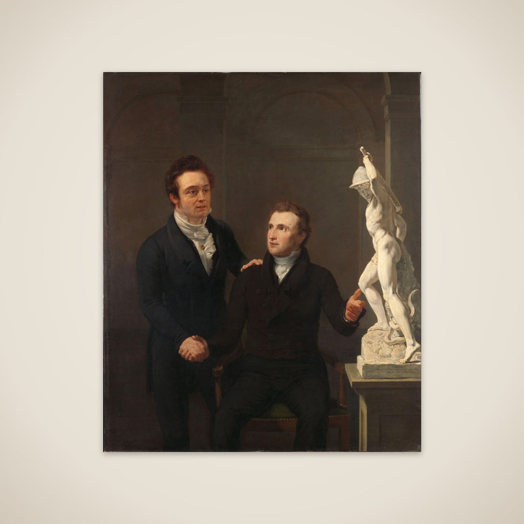 Louis Royer, Sculptor, and Albertus Bernardus Roothaan, Stockbroker, Friend of the Arts, and Patron of the Sciences unframed print