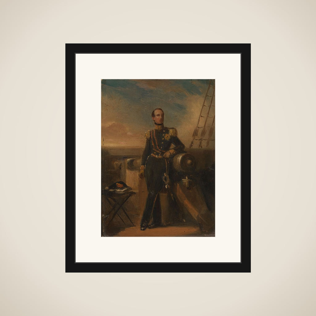 Portrait of Hendrik, Prince of the Netherlands framed