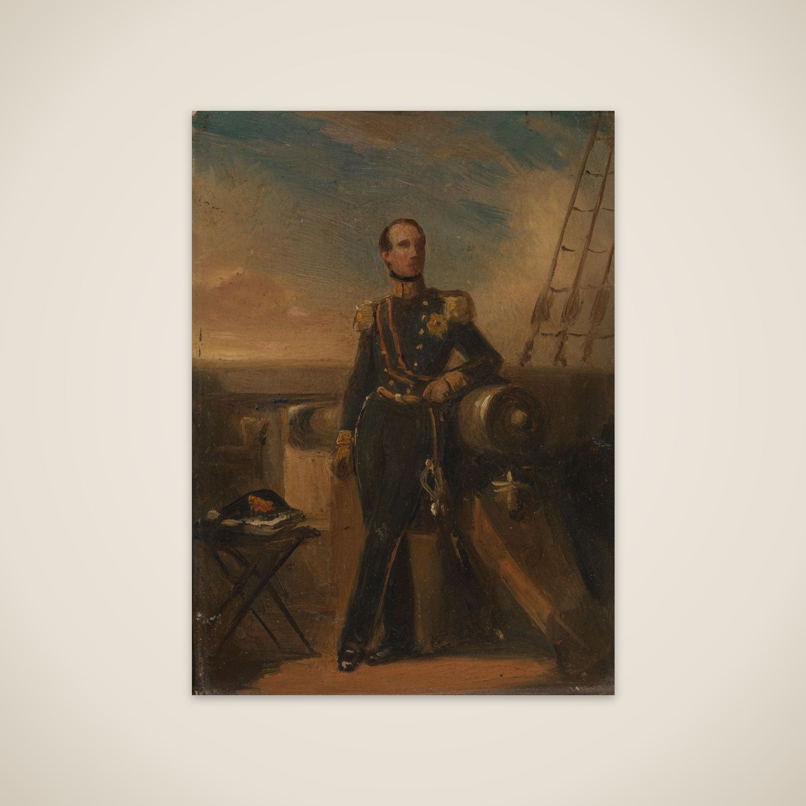 Portrait of Hendrik, Prince of the Netherlands unframed print