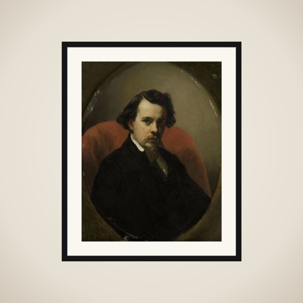 Portrait of Charles Henri Joseph Leicker, Painter framed