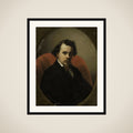 Portrait of Charles Henri Joseph Leicker, Painter framed