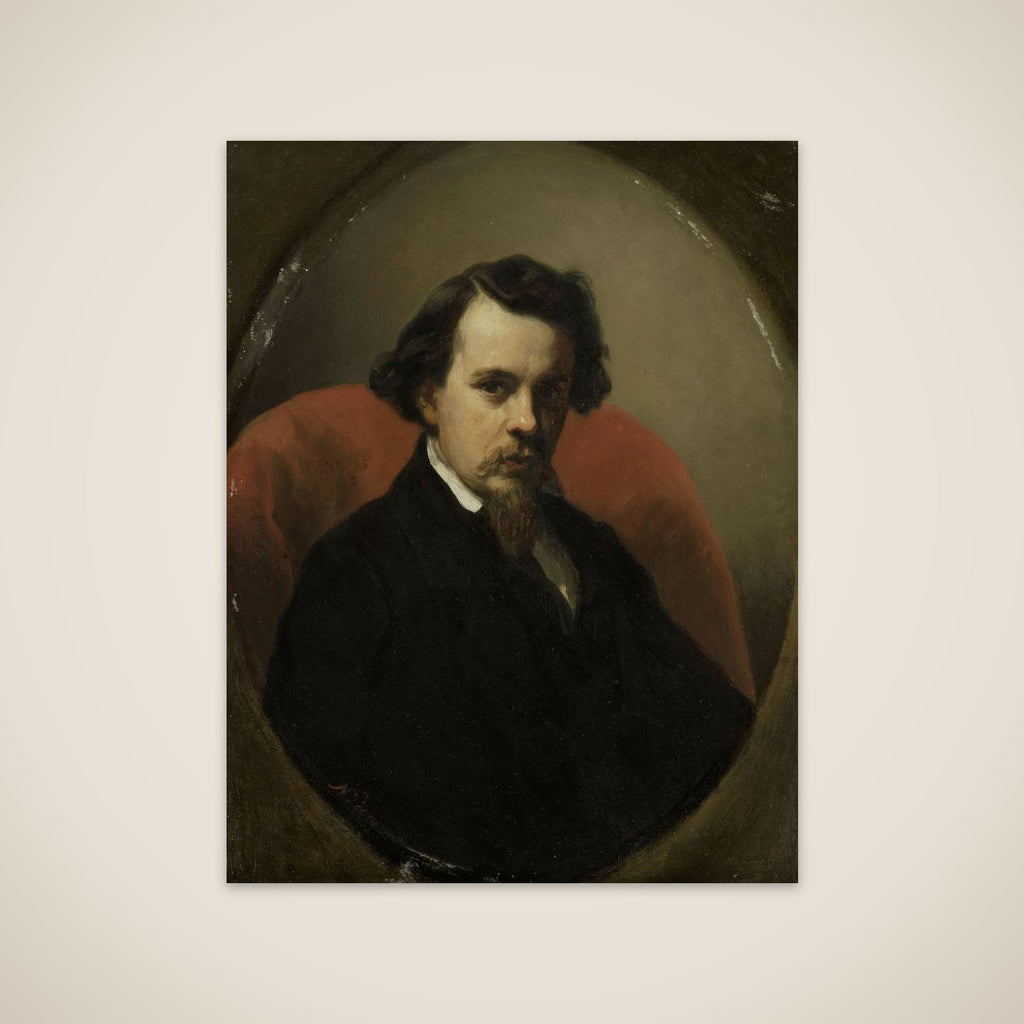 Portrait of Charles Henri Joseph Leicker, Painter unframed print