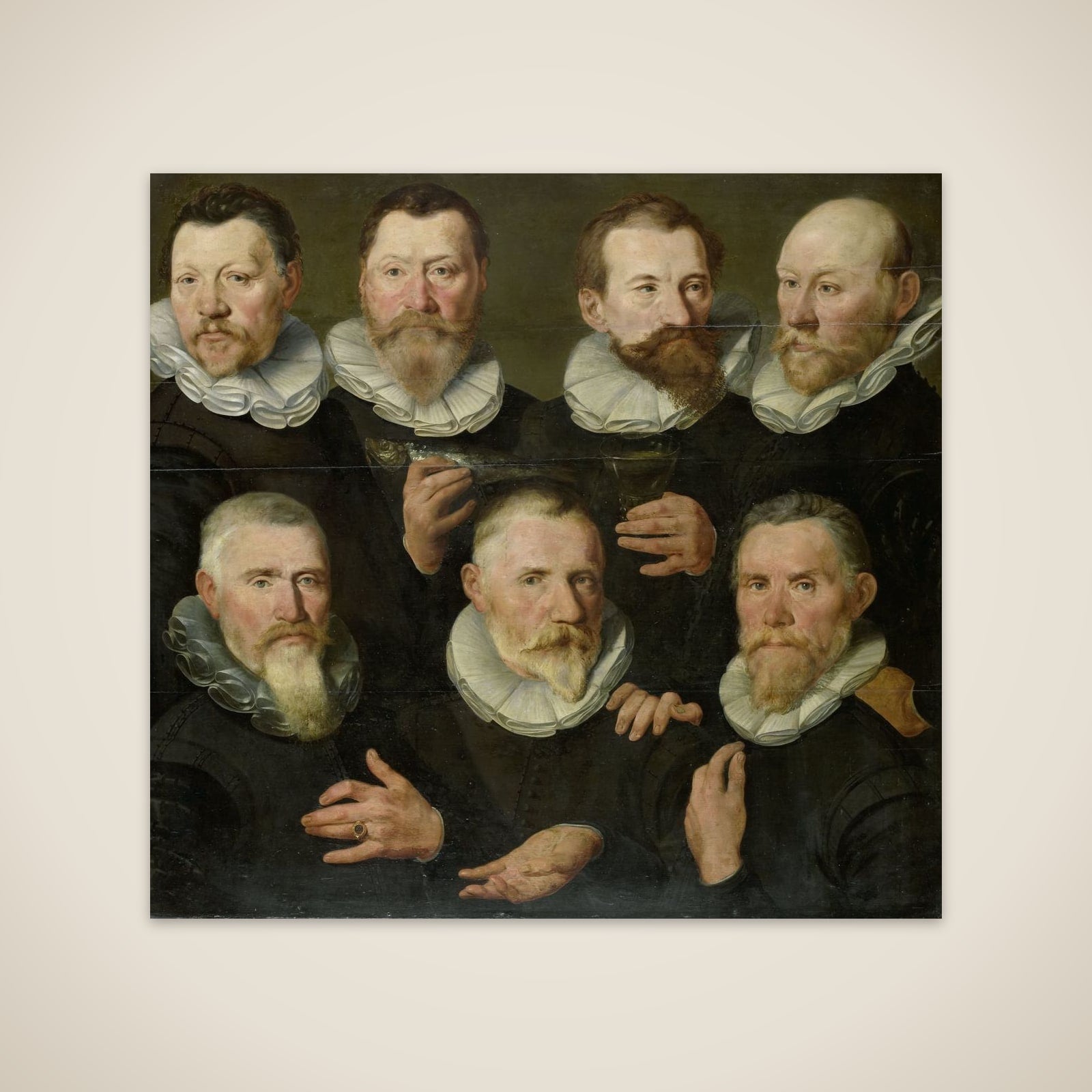 The Company of Captain Pieter Dircksz Hasselaer and Lieutenant Jan Gerritsz Hooft, Amsterdam unframed print