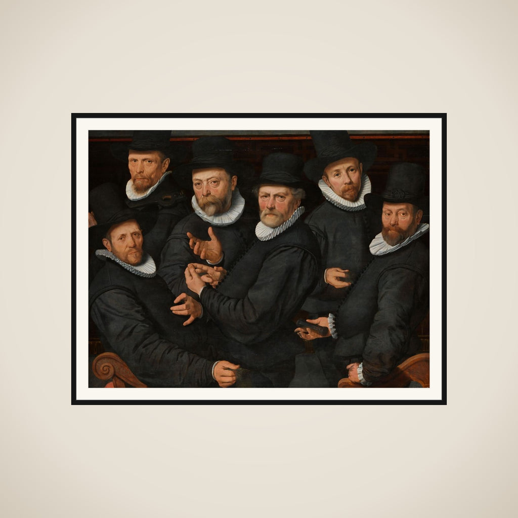 Six Wardens of the Drapers’ Guild framed
