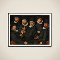 Six Wardens of the Drapers’ Guild framed