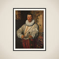 Portrait of a Dutch Admiral of the Fleet framed