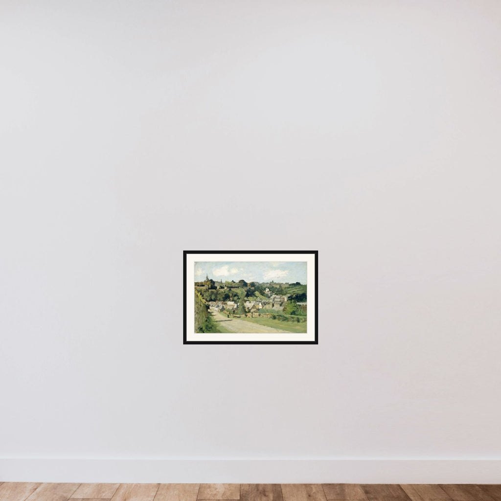 View of Dinant framed — shown to scale