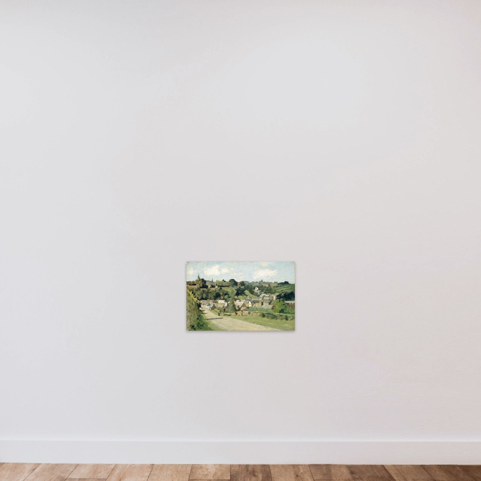 View of Dinant unframed — shown to scale