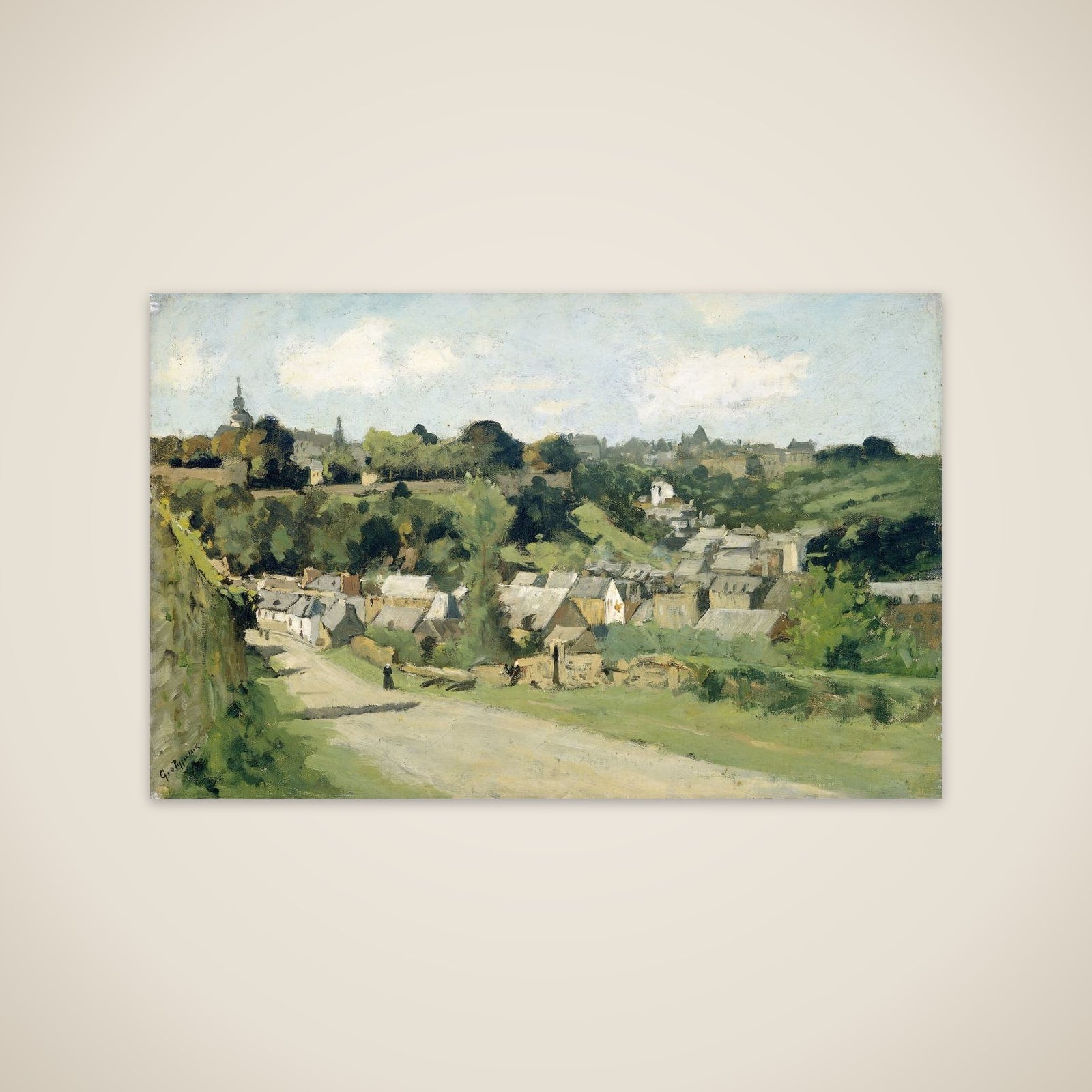 View of Dinant unframed print