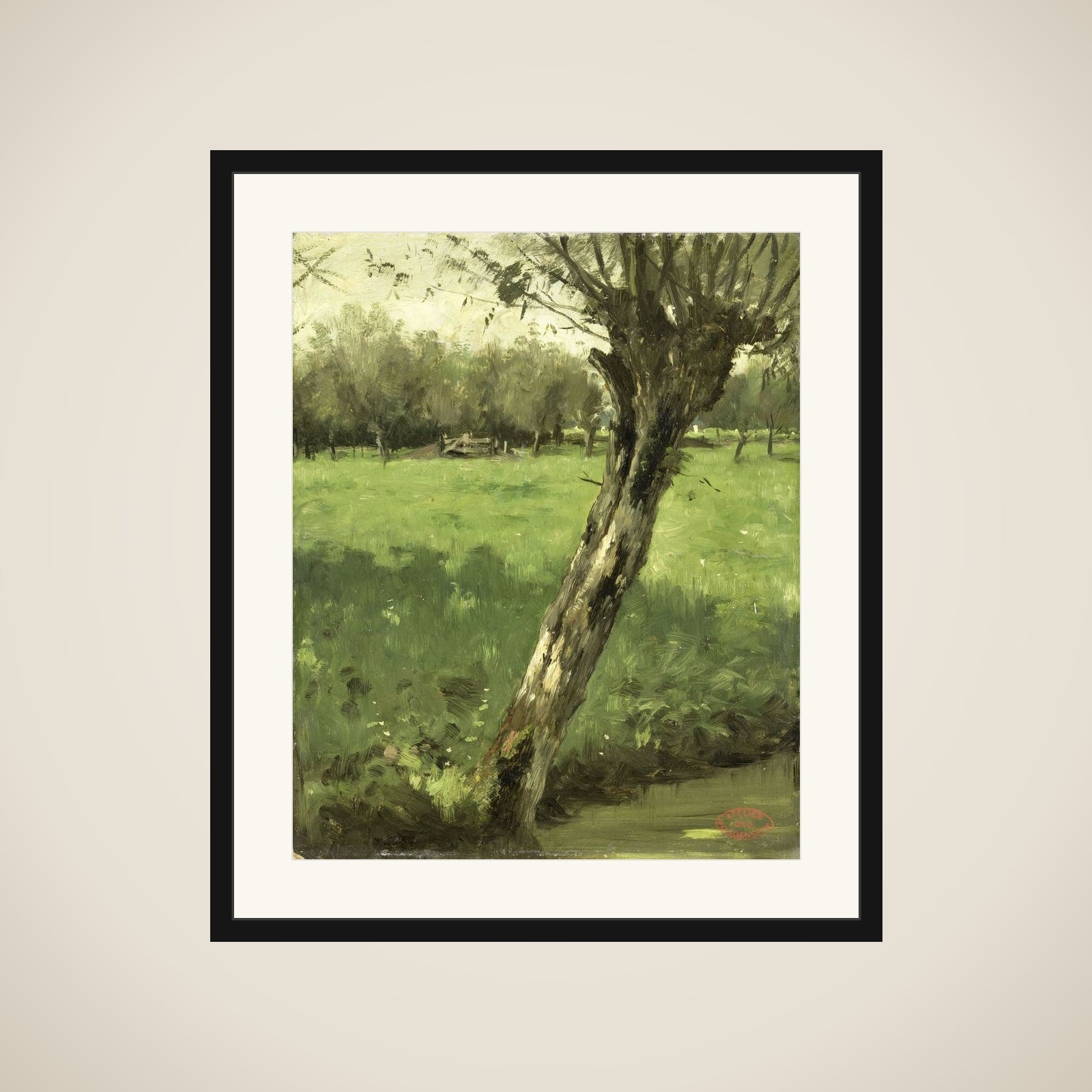The Willow framed