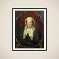 Portrait of Johanna Maria Parvé, Wife of Hendrik André Cornelis Tierens framed