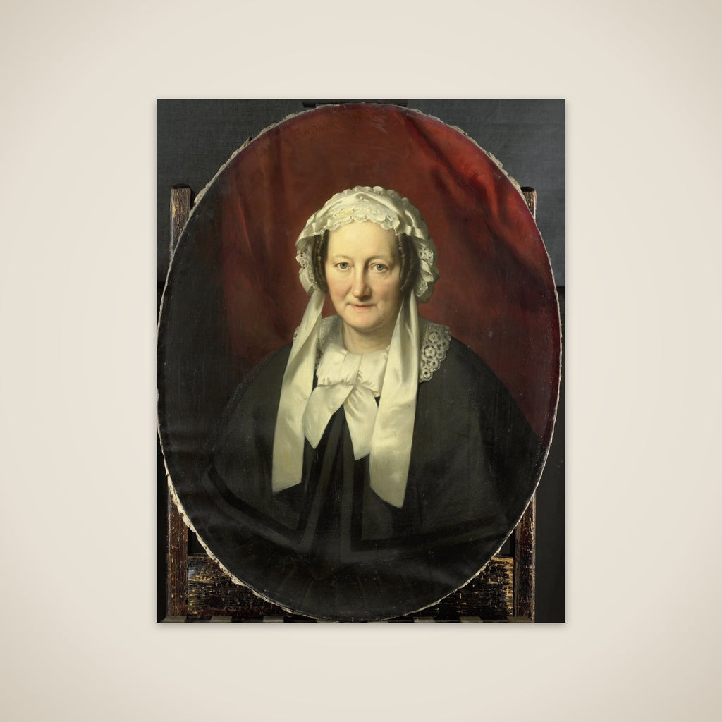 Portrait of Johanna Maria Parvé, Wife of Hendrik André Cornelis Tierens unframed print