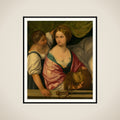 Judith with the Head of Holofernes framed