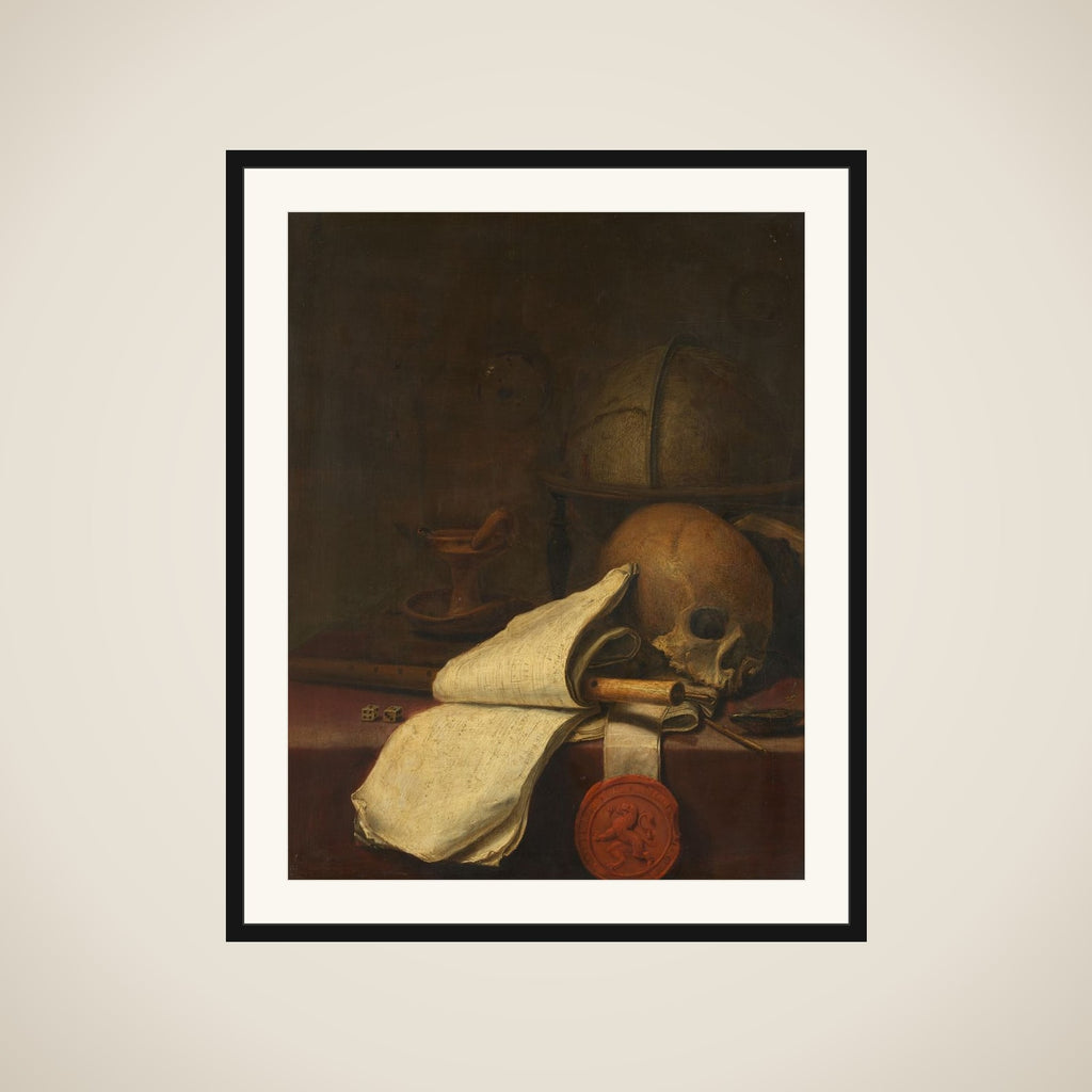 Vanitas Still Life framed