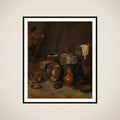 Still life in a stable framed