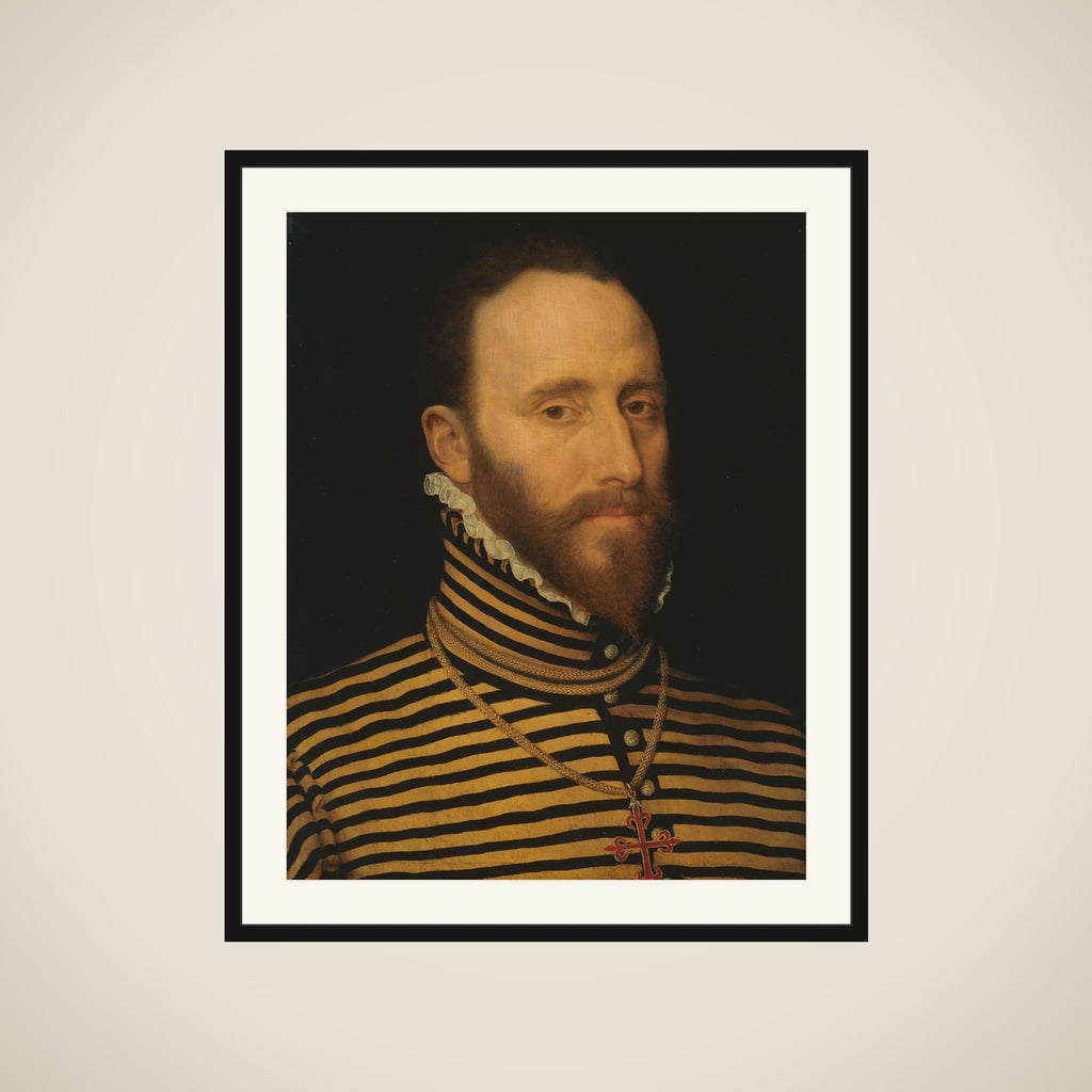 Portrait of a Knight of the Order of Calatrava, probably of the Sorias or Soreau Lineage (Sorel) framed