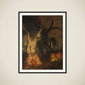 Dead roosters framed