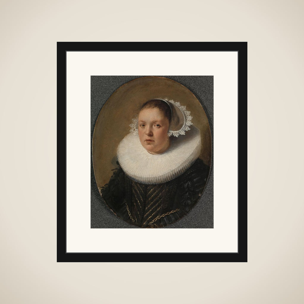 Portrait of Josina Jansdr de Carpentier (1601-34) framed