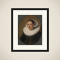 Portrait of Josina Jansdr de Carpentier (1601-34) framed