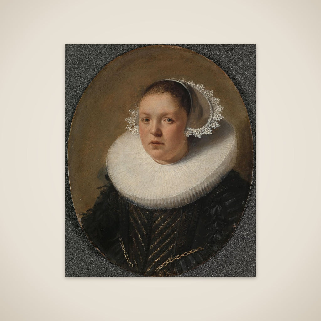 Portrait of Josina Jansdr de Carpentier (1601-34) unframed print