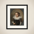 Portrait of Cornelia Cornelisdr van Esch framed