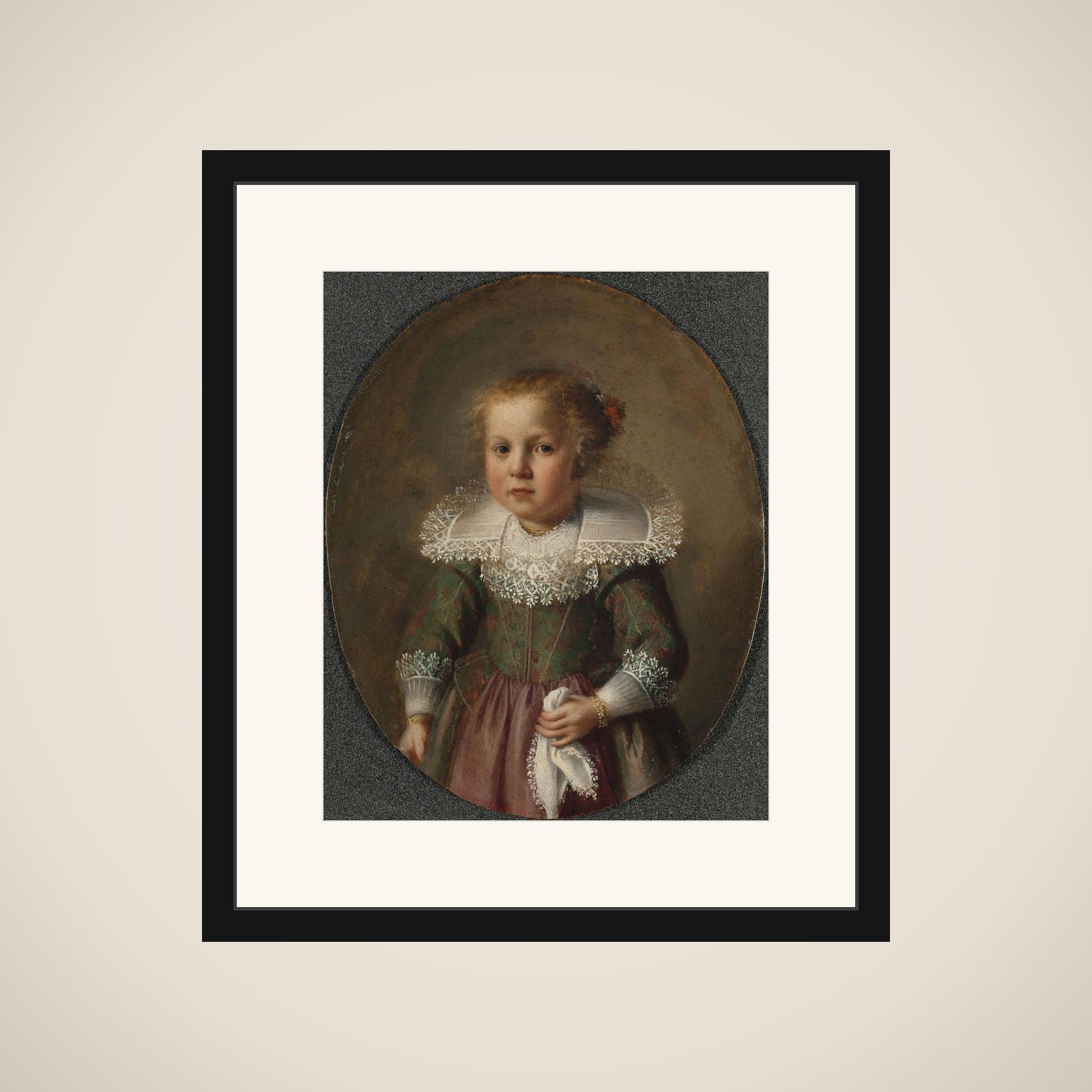 Portrait of Josina Cornelisdr van Esch framed