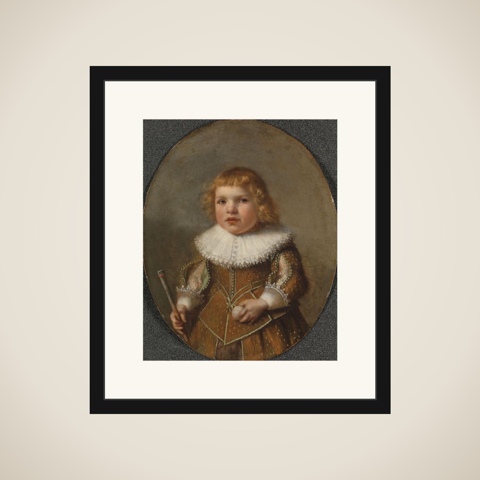 Portrait of Samuel Cornelisz van Esch framed