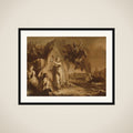 Perseus and Andromeda. Allegory of the liberation of the Netherlands by Prince Frederik Hendrik framed
