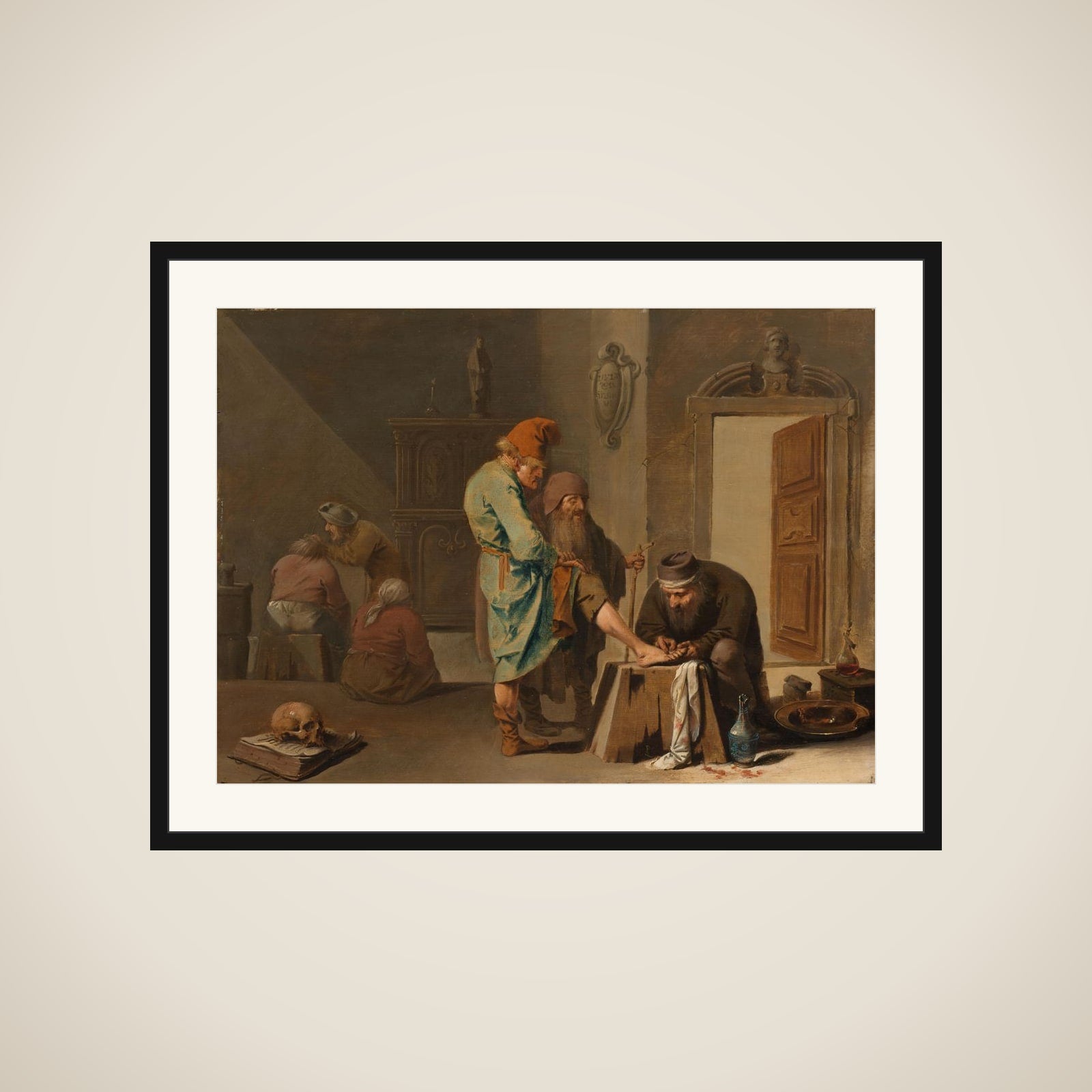 The Foot Operation framed